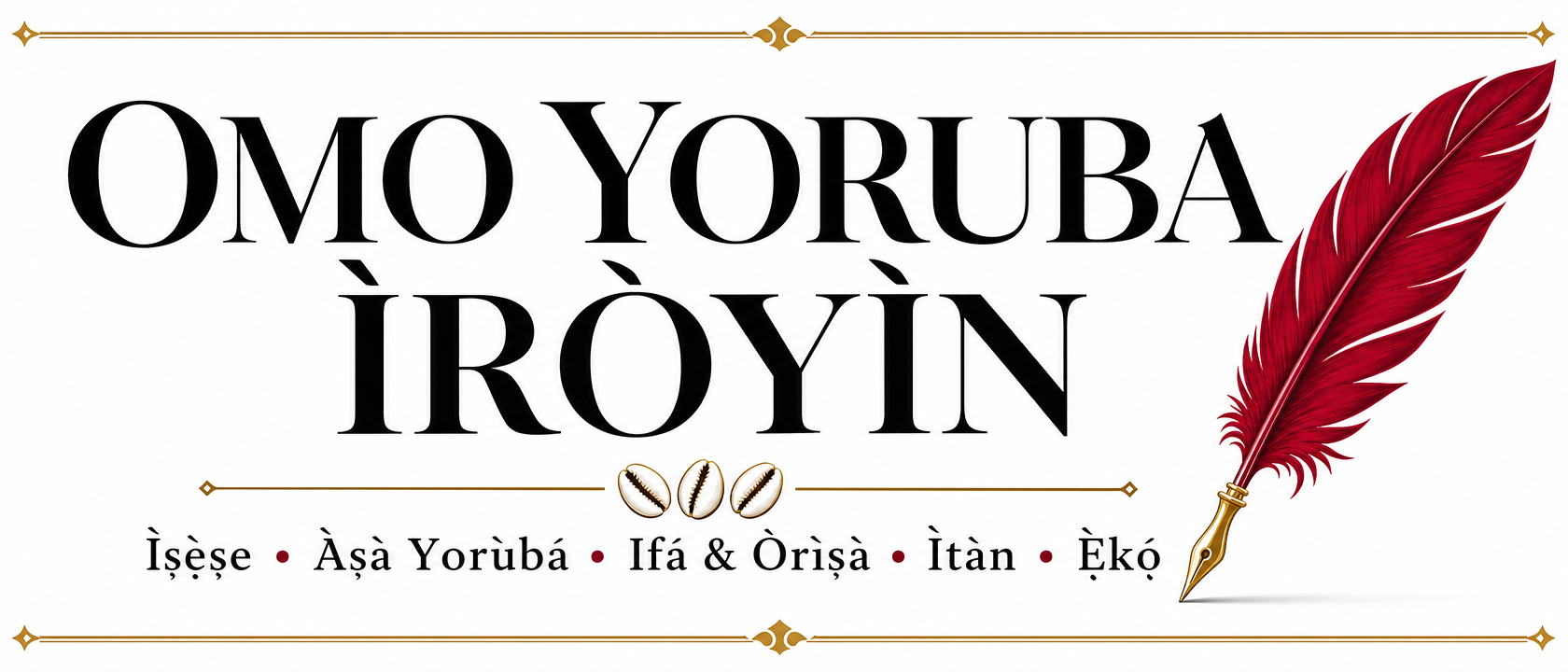 Omo Yoruba Ìròyìn Masthead